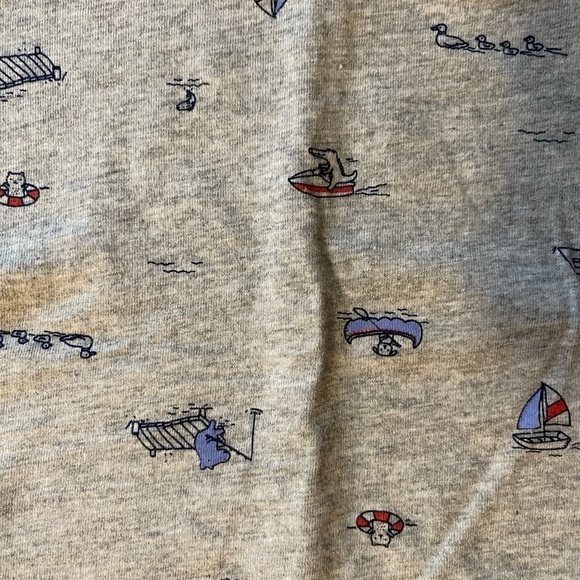 Carter’s | Baby 2-Piece Boat Tee & Shortall Set Red | baby boy 18 mo - Picture 10 of 11